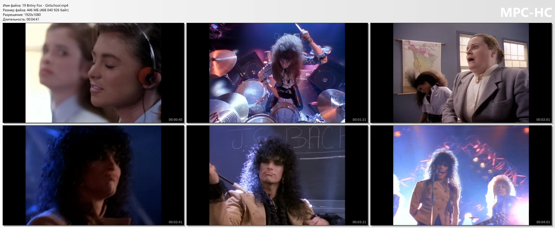 Britny Fox - Girlschool