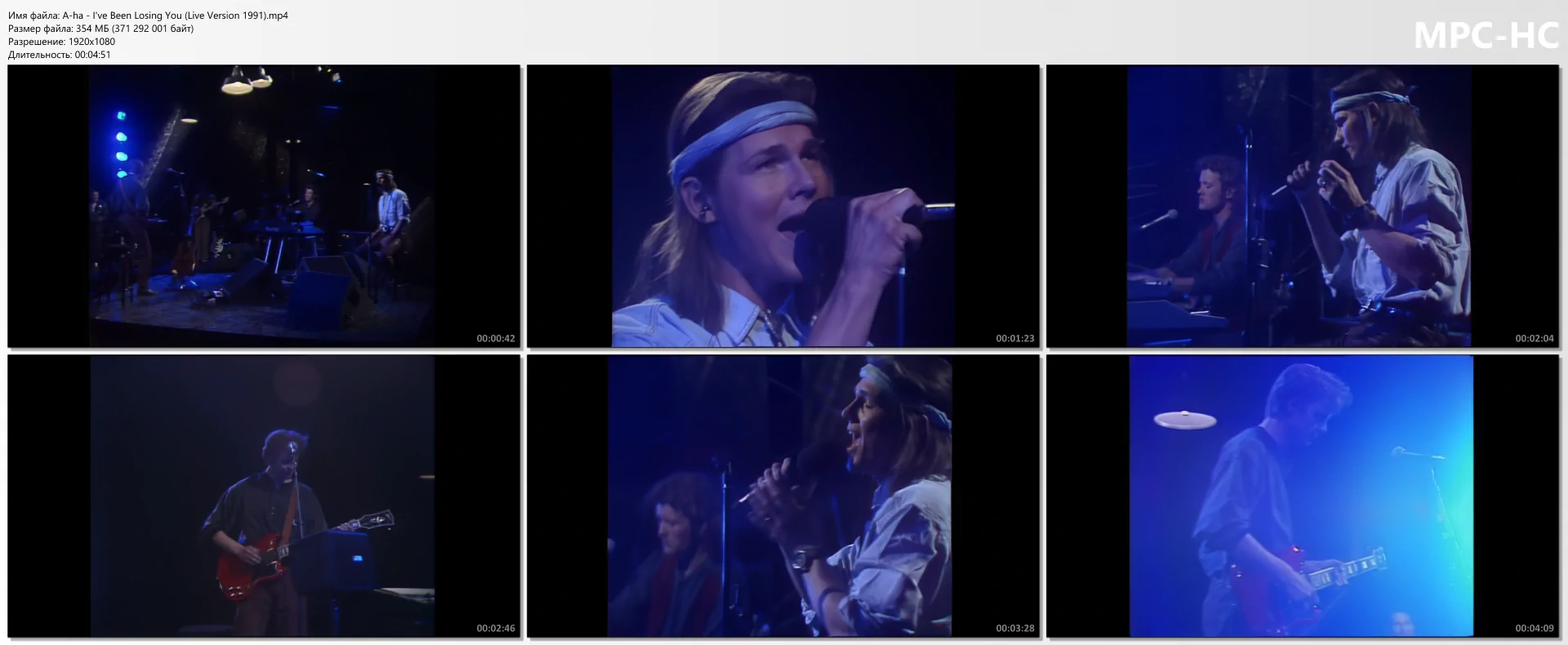 A-ha - I've Been Losing You (Live Version 1991)