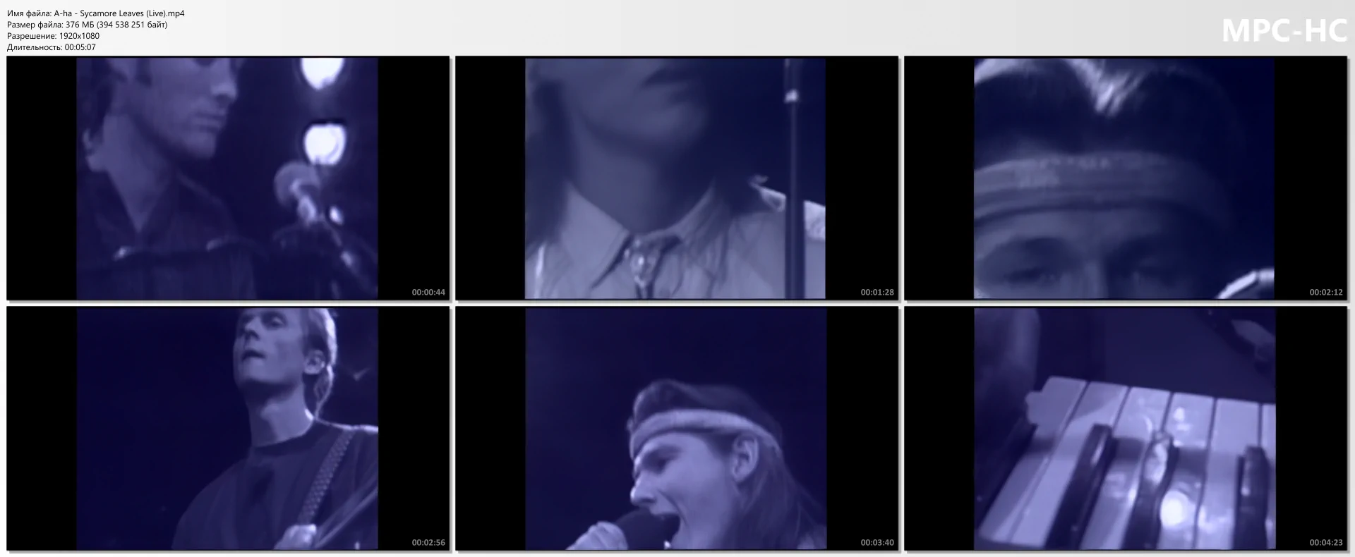 A-ha - Sycamore Leaves (Live)