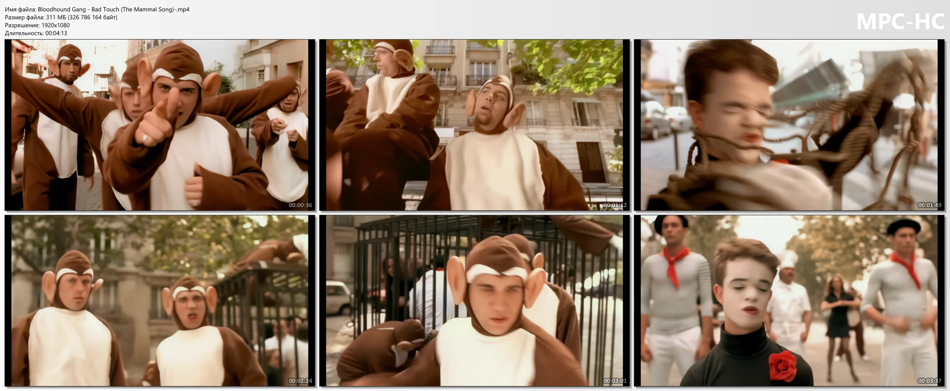 Bloodhound Gang - Bad Touch (The Mammal Song)
