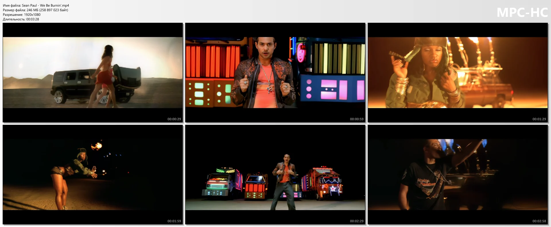 download | скачать Sean Paul - We Be Burnin'