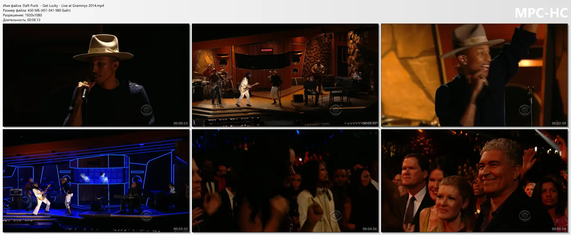 Daft Punk  - Get Lucky (Live at Grammys 2014)