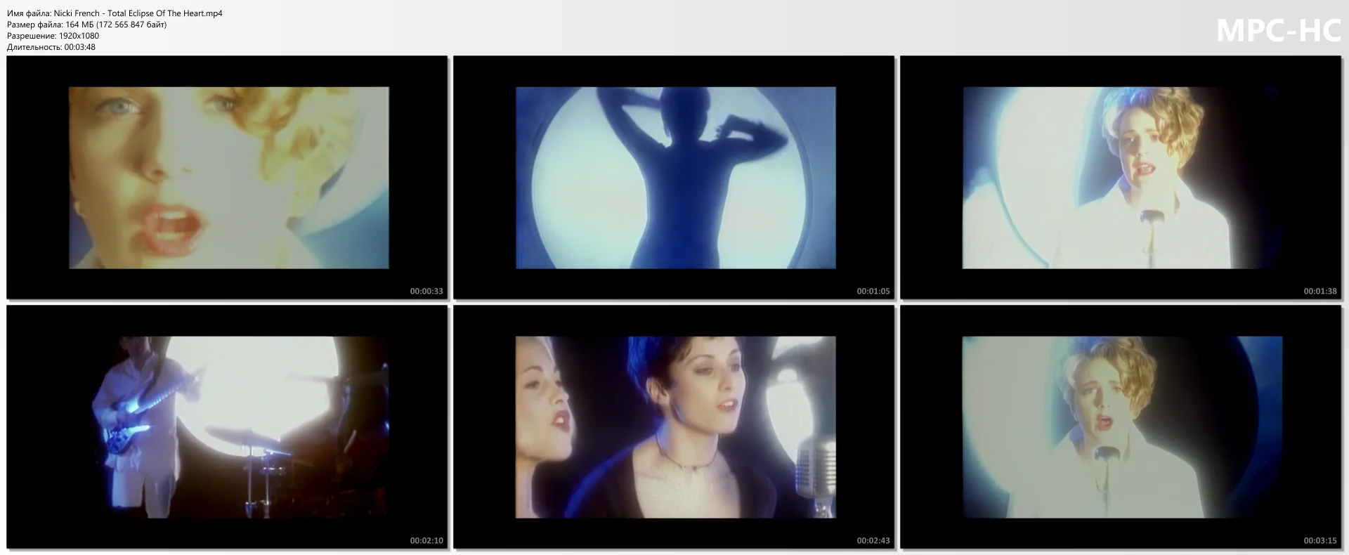 Nicki French - Total Eclipse Of The Heart