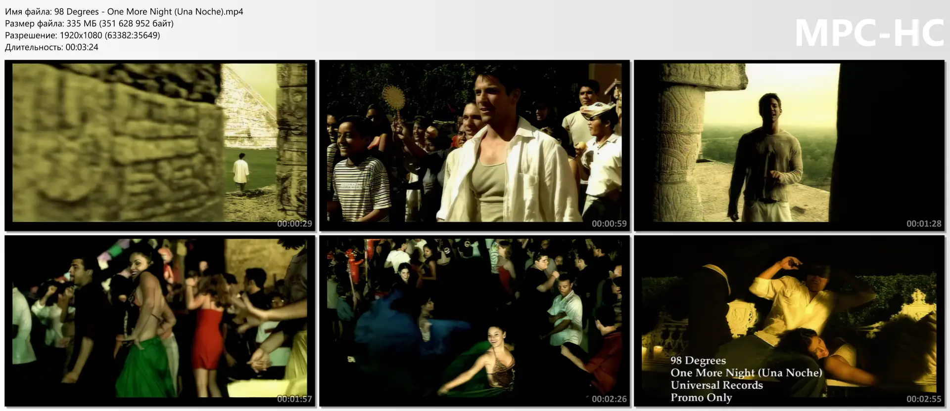 98 Degrees - One More Night (Una Noche)