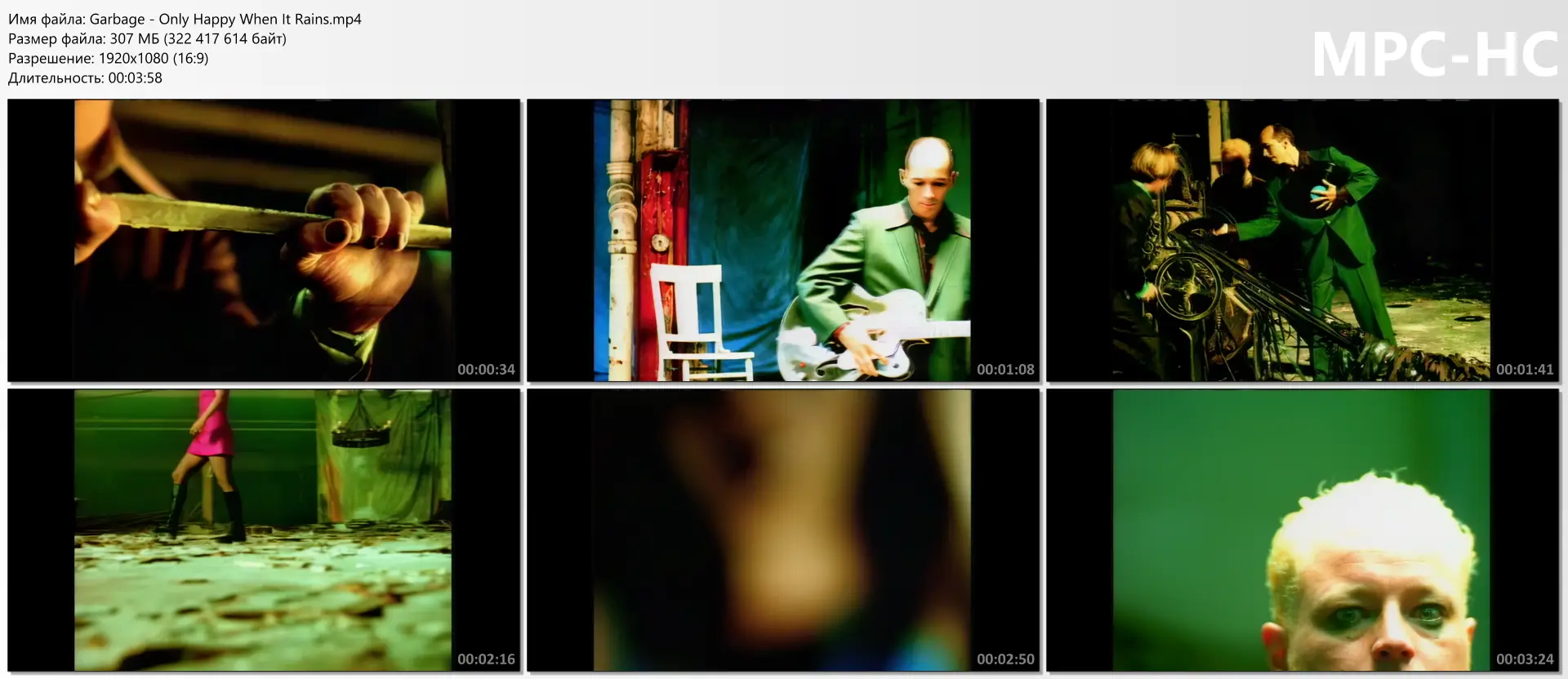 Garbage - Only Happy When It Rains