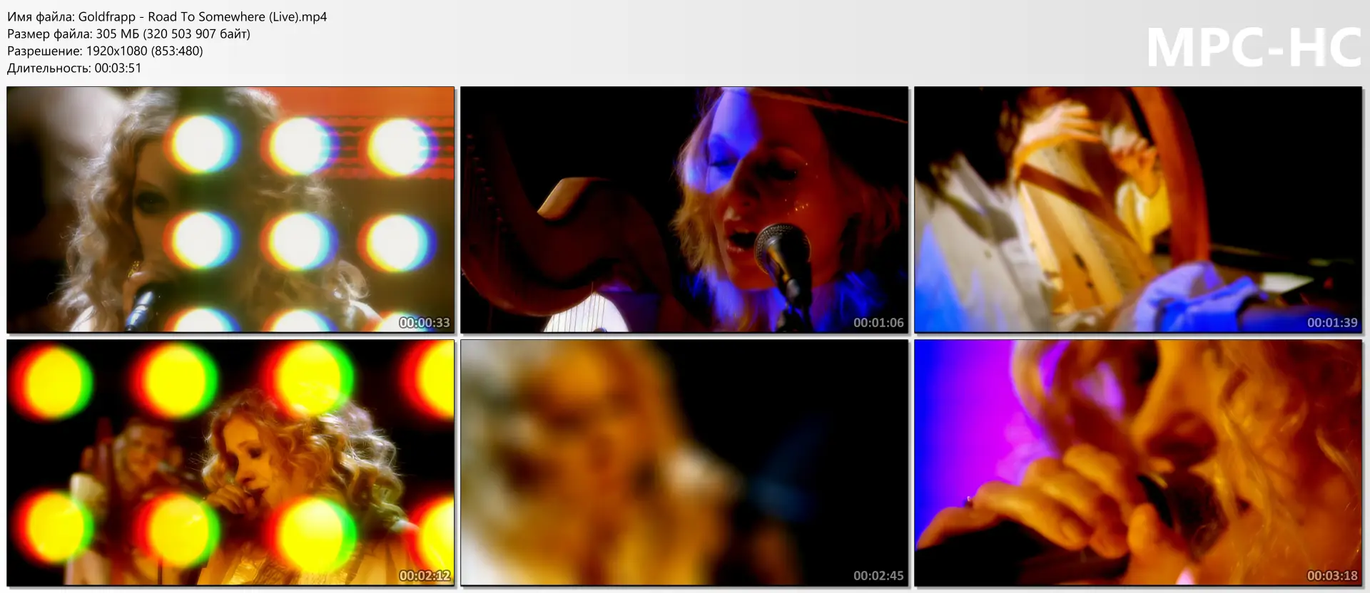 Goldfrapp - Road To Somewhere (Live)