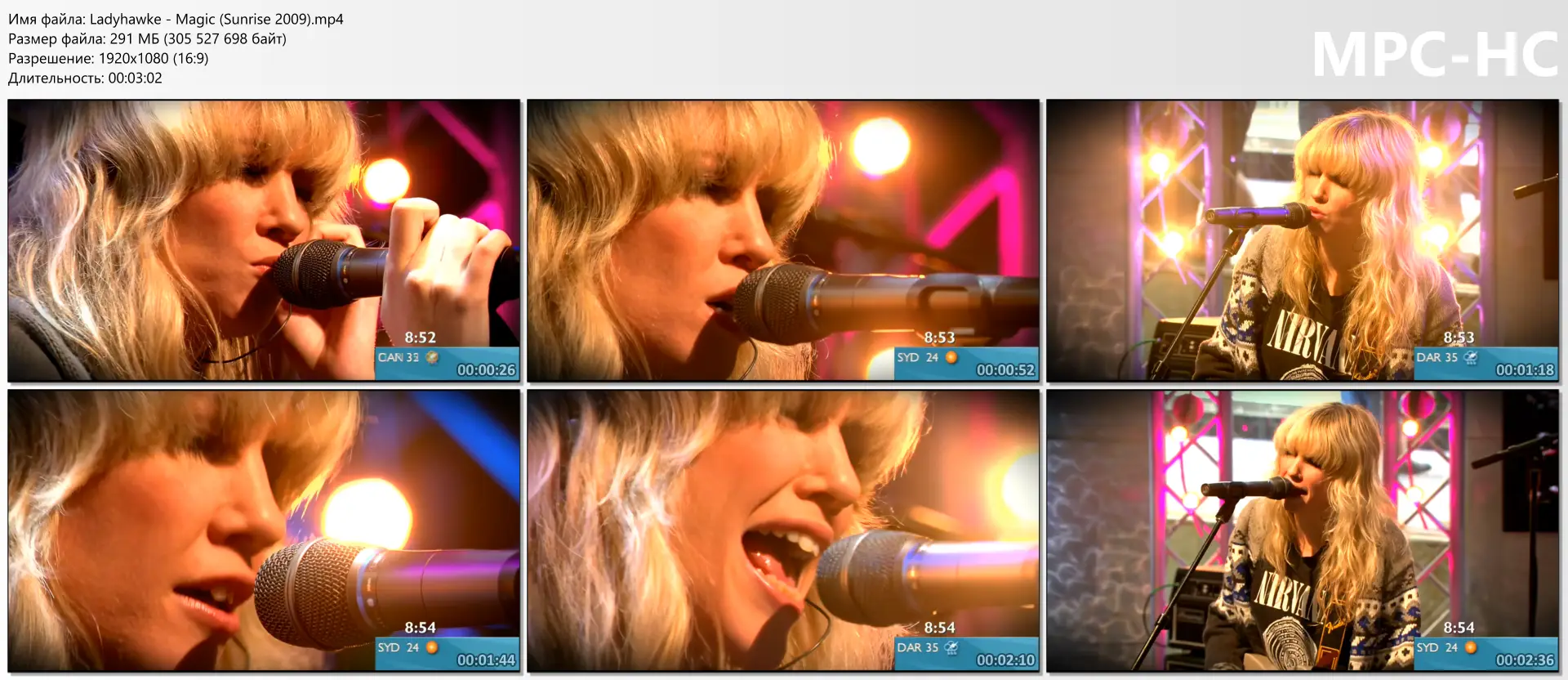 Ladyhawke - Magic (Sunrise 2009)