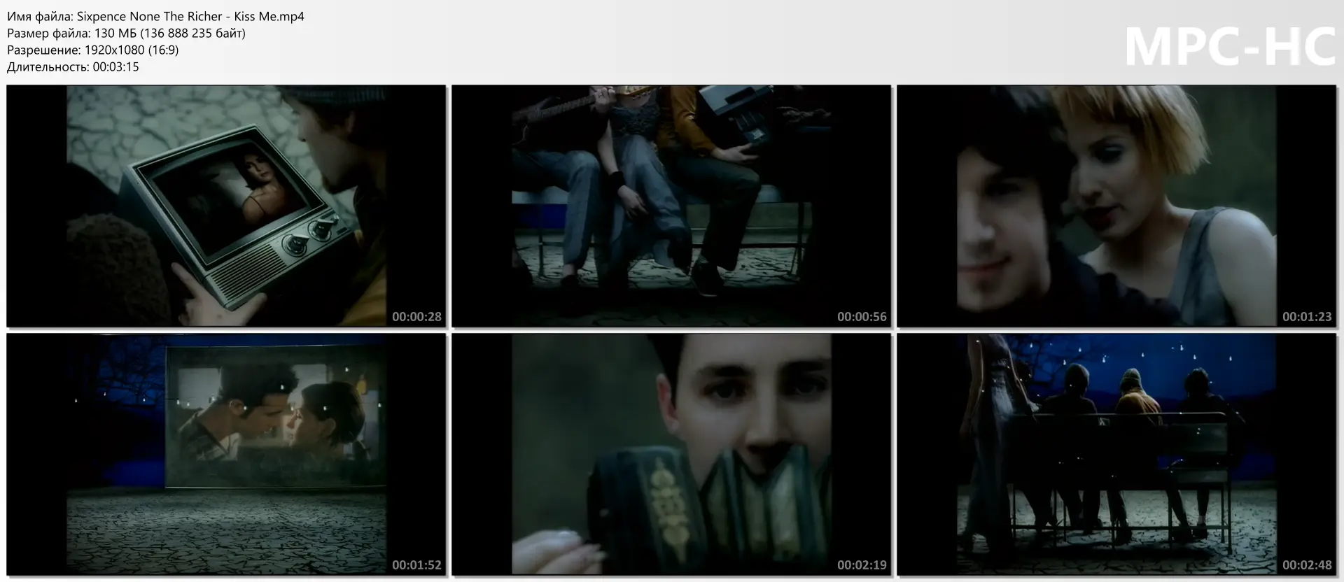 download | скачать Sixpence None The Richer - Kiss Me