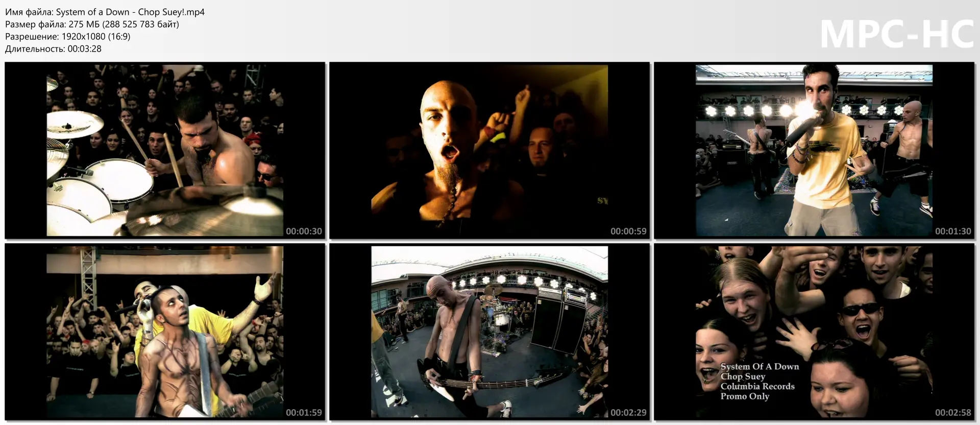 download | скачать System of a Down - Chop Suey!