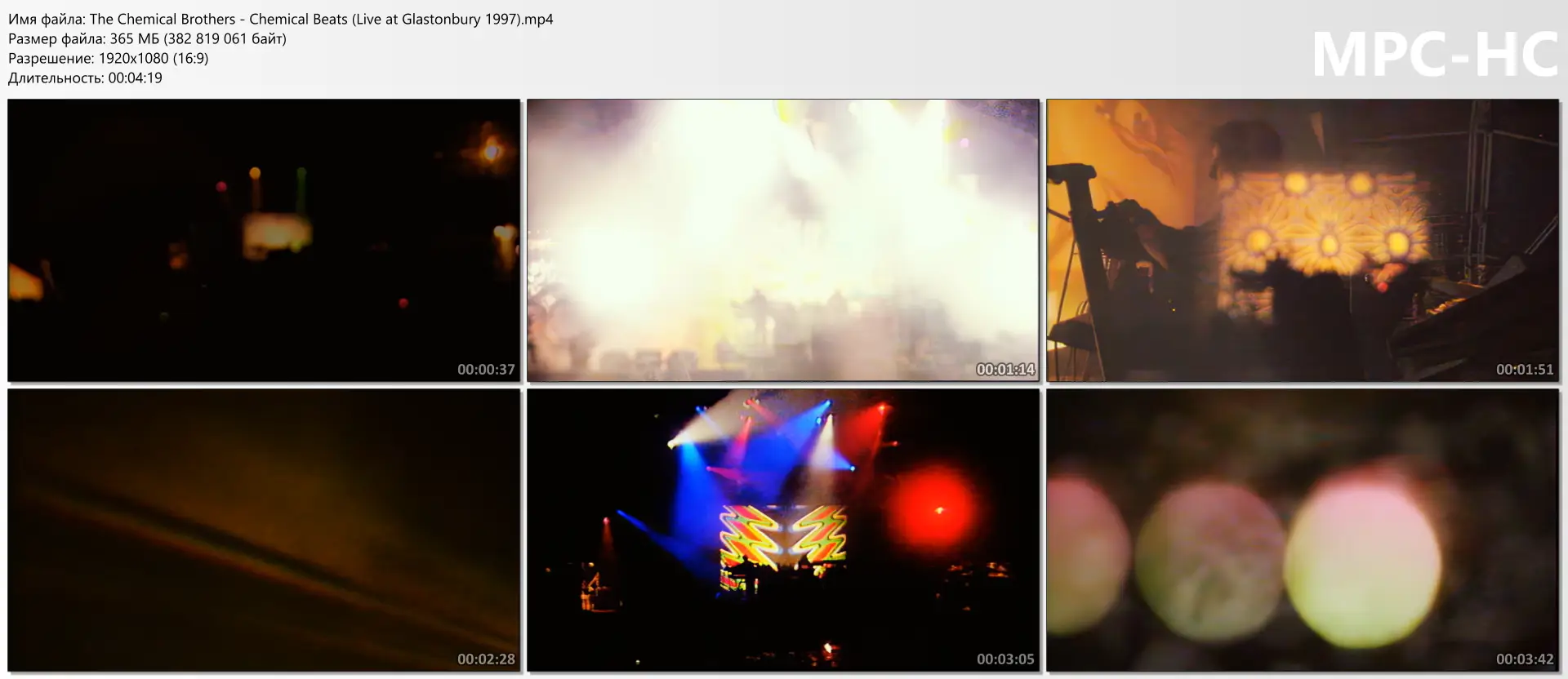 download | скачать The Chemical Brothers - Chemical Beats (Live at Glastonbury 1997)