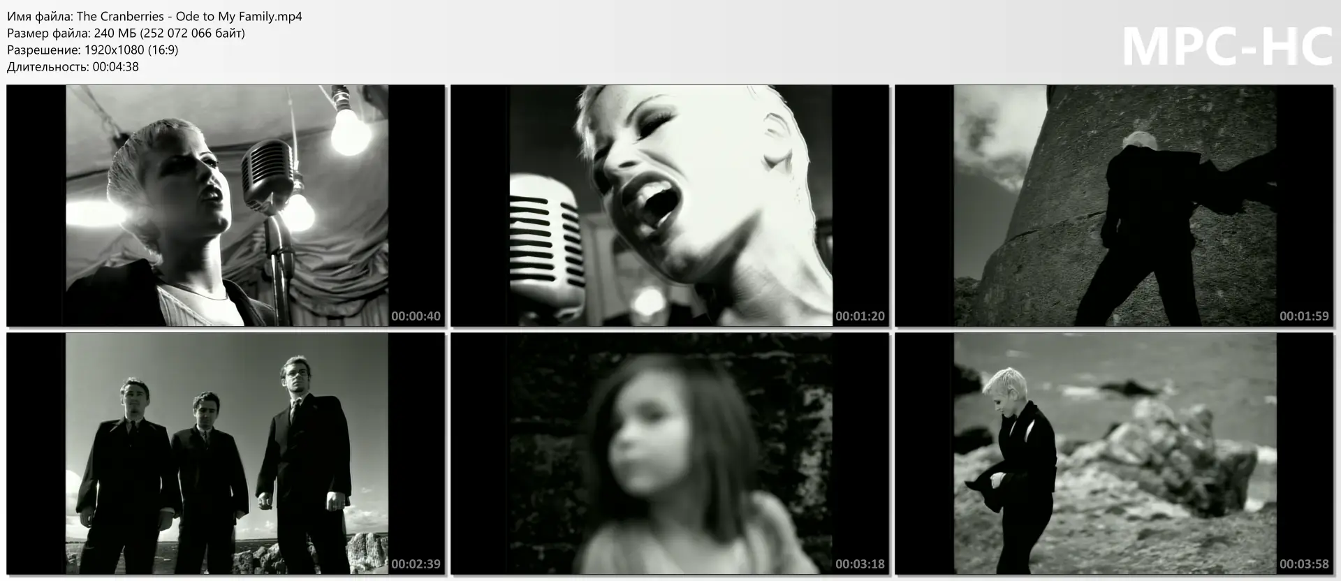 download | скачать The Cranberries - Ode to My Family
