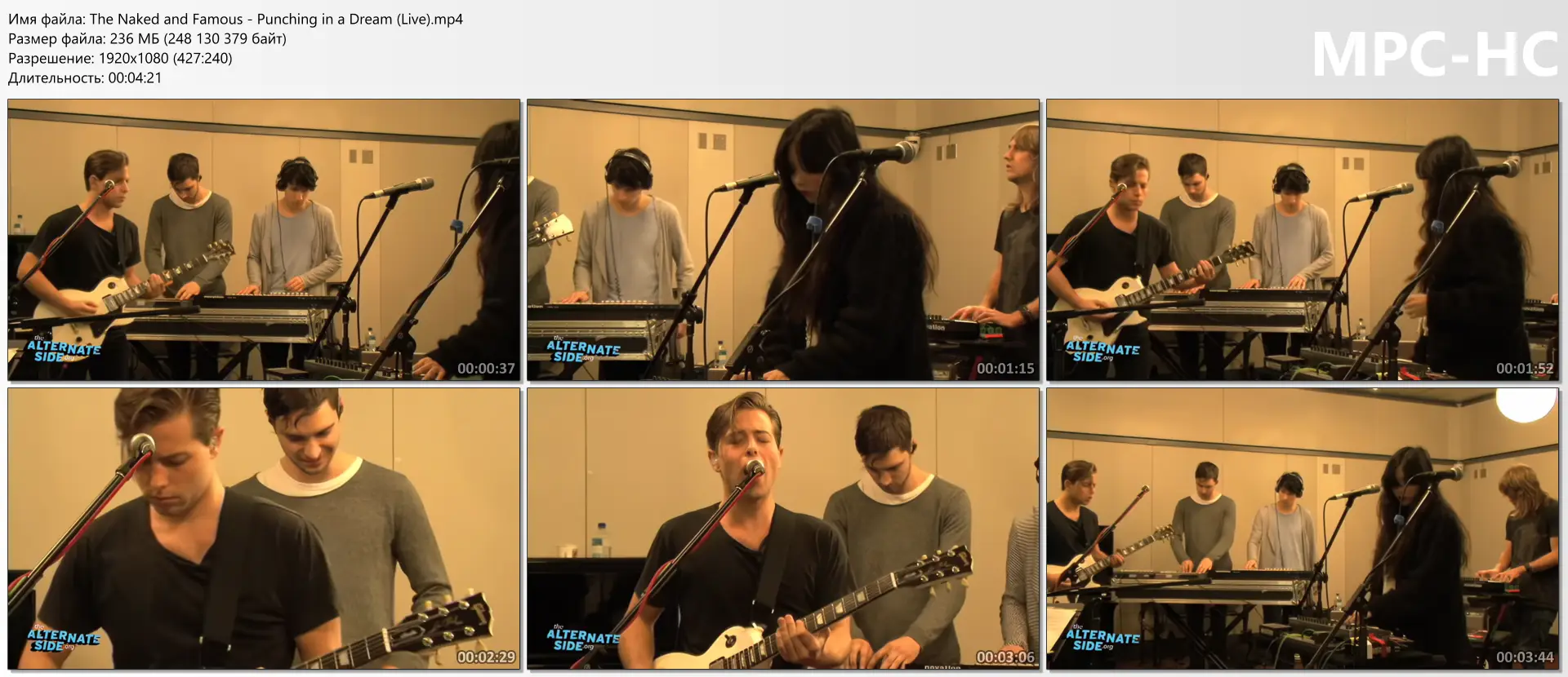 download | скачать The Naked and Famous - Punching in a Dream (Live)